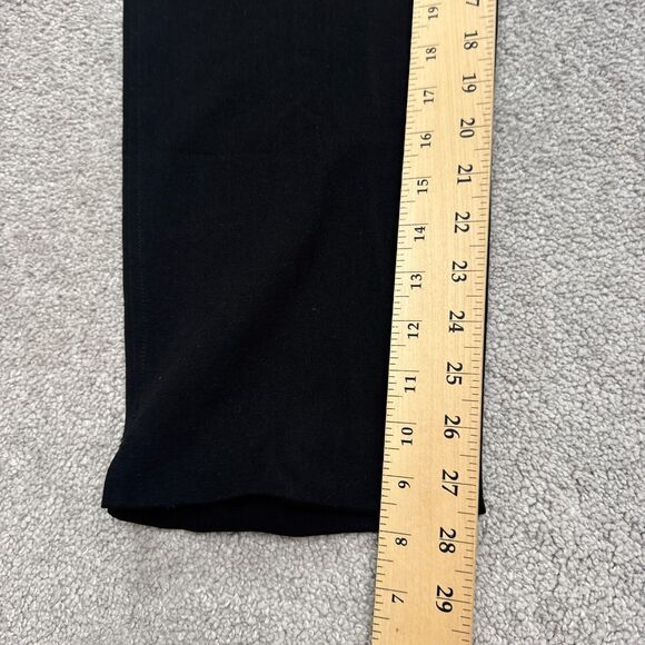 Sigrid Olsen Impressionist Straight Leg Trouser Dress Pants Women 12P Black Work - Picture 11 of 16
